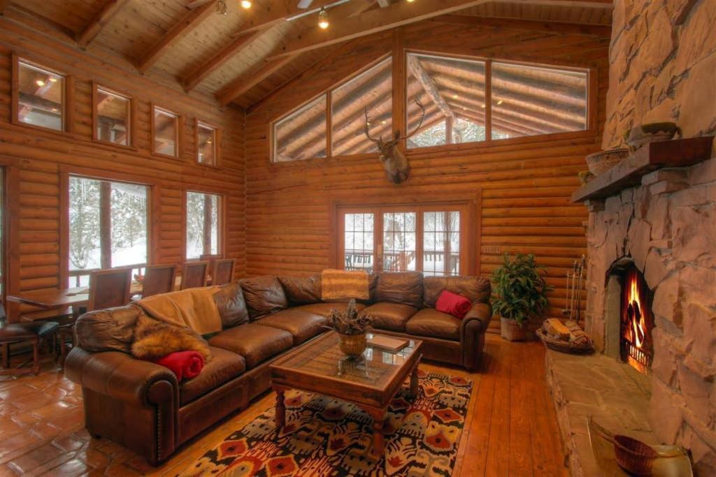 Log Cabin On The Stream Sundance, Utah Extérieur photo