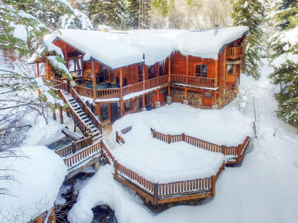 Log Cabin On The Stream Sundance, Utah Extérieur photo